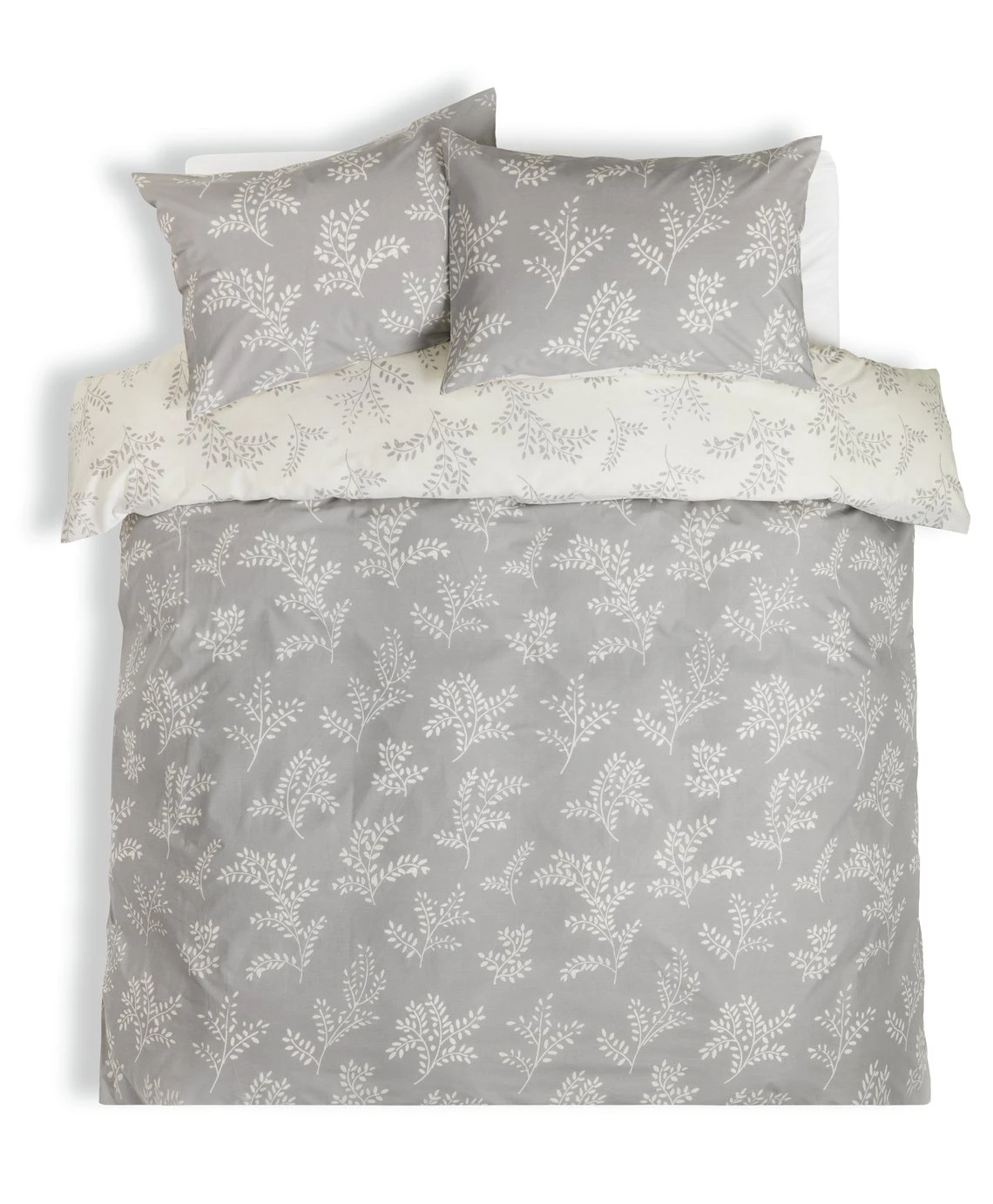 Habitat Floral Trail Grey Bedding Set - Single 5 Habitat Floral Trail Grey Bedding Set - Single - Image 3