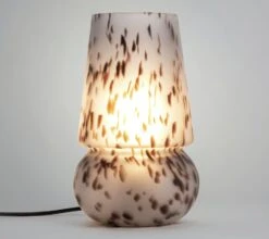 Habitat Rahnn Confetti Glass Table Lamp - Brown -Bedding Promotion Store 4637204 R Z002A