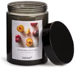 Habitat Scented Jar Candle - Patchouli & Plum 9 Habitat Scented Jar Candle - Patchouli & Plum -Bedding Promotion Store 4663924 R Z002A