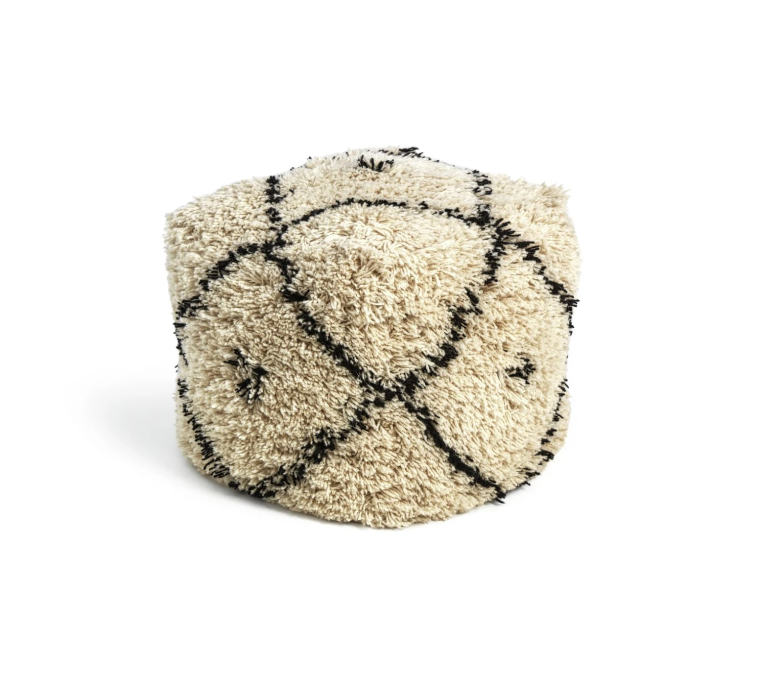 Kaikoo Gentry Wool Pouffe - White 7 Kaikoo Gentry Wool Pouffe - White - Image 5