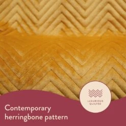 Dreamland Deluxe Velvet Mustard Heated Throw - Large -Bedding Promotion Store 4844994 R Z005A