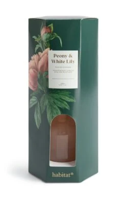 Habitat 150ml Scented Diffuser - Peony & White Lily -Bedding Promotion Store 4845096 R Z003A