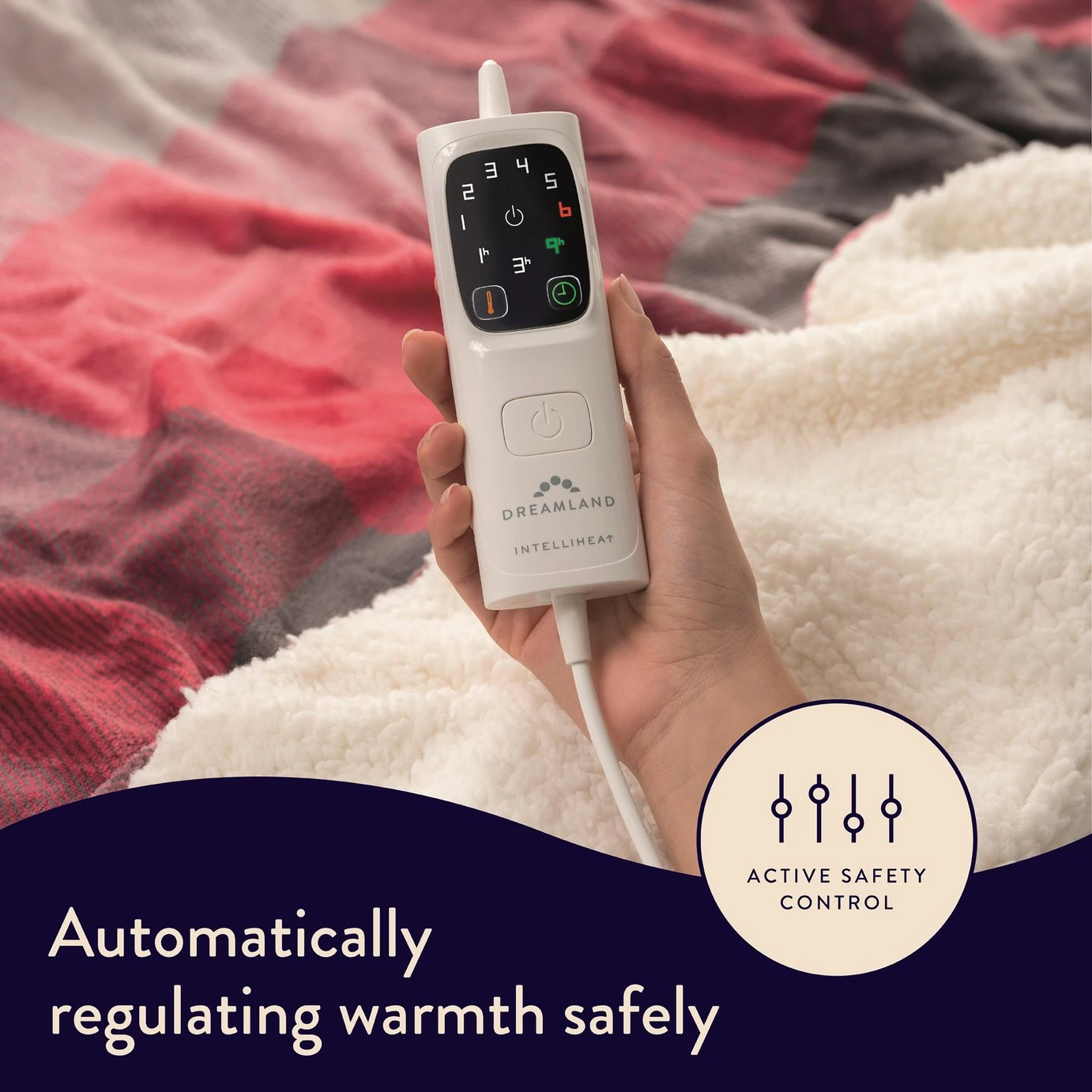 Dreamland Sherpa Tartan Reversible Overblanket 8 Dreamland Sherpa Tartan Reversible Overblanket - Image 6