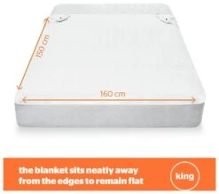 Silentnight Comfort Dual Control Electric Underblanket -King -Bedding Promotion Store 5203929 R Z007A