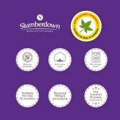 Slumberdown Soft Touch Anti Allergy 4 Tog Kids Duvet-Toddler 36 Slumberdown Soft Touch Anti Allergy 4 Tog Kids Duvet-Toddler -Bedding Promotion Store 5235681 R Z017A