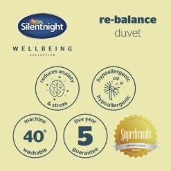 Silentnight Rebalance Stress Relieving 10.5 Tog Duvet -Bedding Promotion Store 5649916 R Z008A