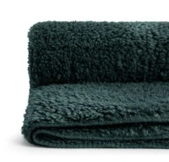 Habitat Faux Shearling Throw - Green - 125X150cm 11 Habitat Faux Shearling Throw - Green - 125X150cm -Bedding Promotion Store 5796261 R Z002A