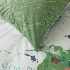 Habitat Kids Cotton World Map Print Bedding Set - Toddler -Bedding Promotion Store 6823786 R Z003C