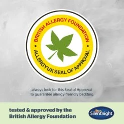 Silentnight Anti-Allergy Mattress Topper - Single 12 Silentnight Anti-Allergy Mattress Topper - Single -Bedding Promotion Store 6864453 R Z003A