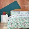 Habitat 180TC Floral Green & Pink Bedding Set - Single 2 Habitat 180TC Floral Green & Pink Bedding Set - Single -Bedding Promotion Store 7161038 R Z001A
