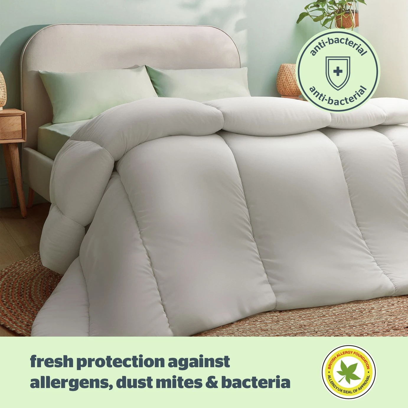 Silentnight Anti-Allergy 13.5 Tog Duvet - Single 4 Silentnight Anti-Allergy 13.5 Tog Duvet - Single - Image 2