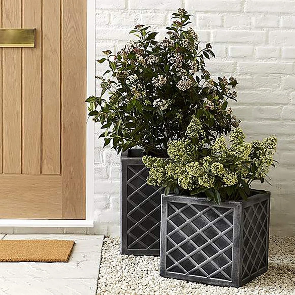 Sankey Square Lazio Planters - Set Of 2 4 Sankey Square Lazio Planters - Set Of 2 - Image 2