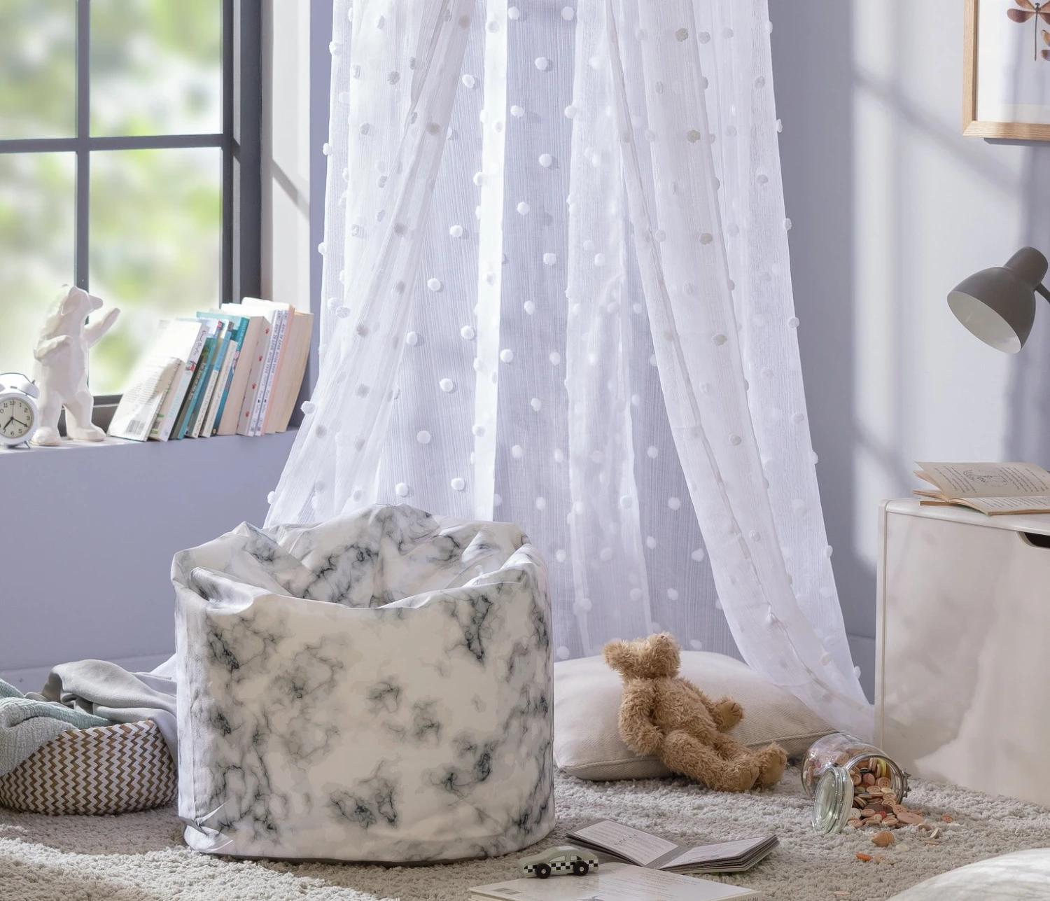 Habitat Kaikoo Marble Effect Bean Bag 3 Habitat Kaikoo Marble Effect Bean Bag