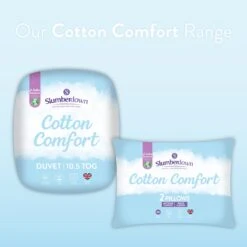 Slumberdown Cotton Comfort 10.5 Tog Duvet - Single 23 Slumberdown Cotton Comfort 10.5 Tog Duvet - Single -Bedding Promotion Store 7878125 R Z011A
