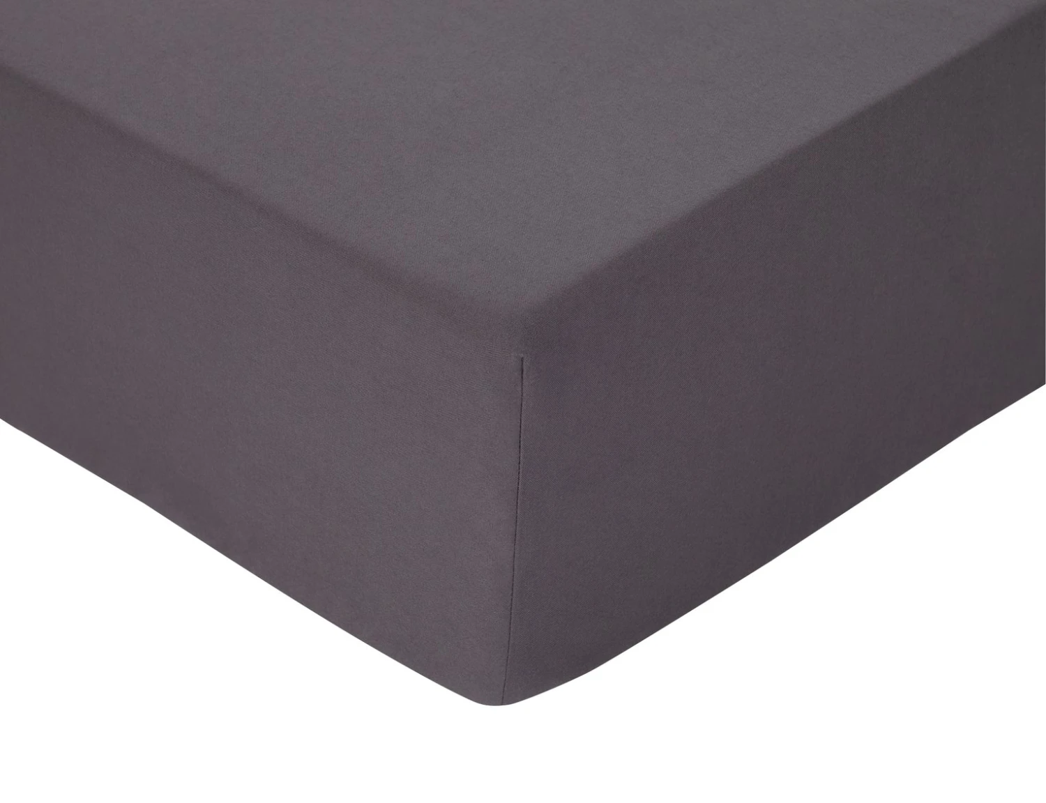 Habitat Brushed Cotton Charcoal Fitted Sheet - Toddler 3 Habitat Brushed Cotton Charcoal Fitted Sheet - Toddler