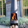 La Hacienda Circo Chiminea With Log Store 1 La Hacienda Circo Chiminea With Log Store -Bedding Promotion Store 8036382 R Z001A