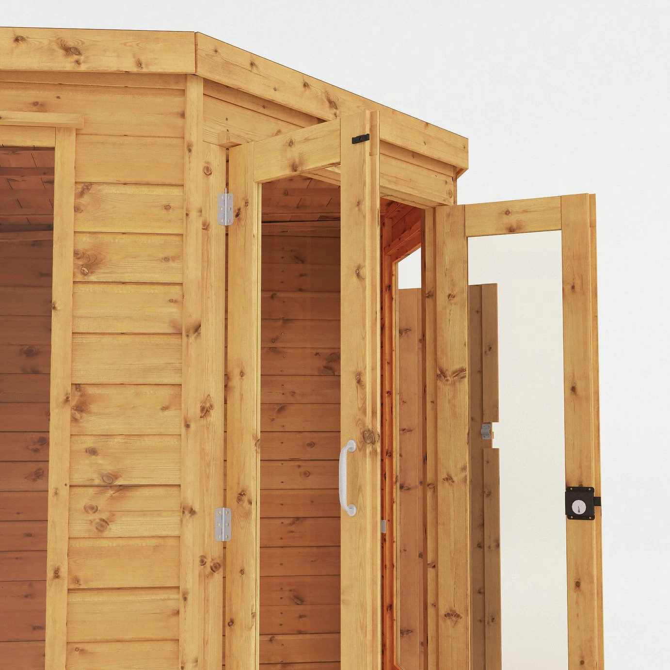 Mercia Corner Summerhouse With Shed - 7 X 7ft 9 Mercia Corner Summerhouse With Shed - 7 X 7ft - Image 7