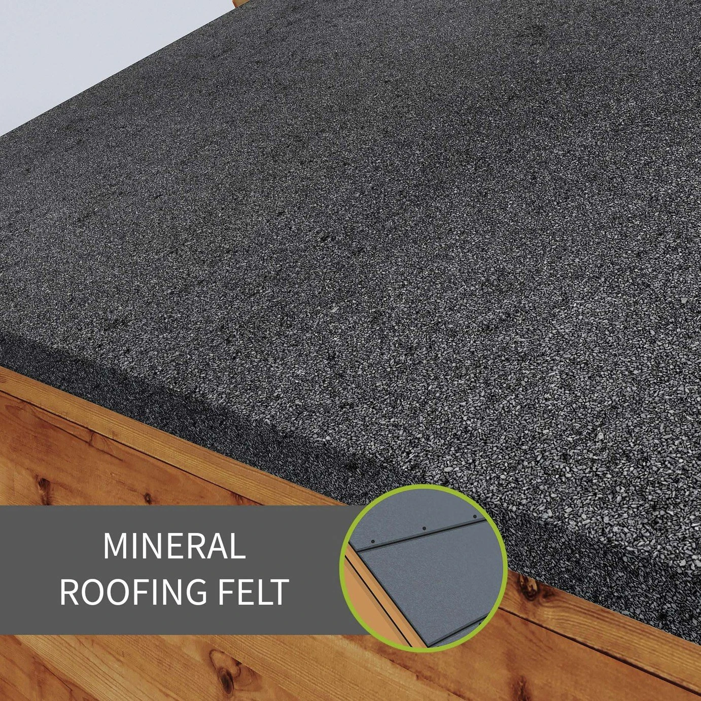 Mercia Corner Summerhouse With Shed - 7 X 7ft 11 Mercia Corner Summerhouse With Shed - 7 X 7ft - Image 9