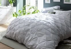 Habitat Hadley Pintuck White Bedding Set - Double -Bedding Promotion Store 8108612 R Z004A