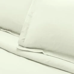 Habitat Egyptian Cotton 400TC Plain Cream Bedding Set-Double -Bedding Promotion Store 8163365 R Z003A