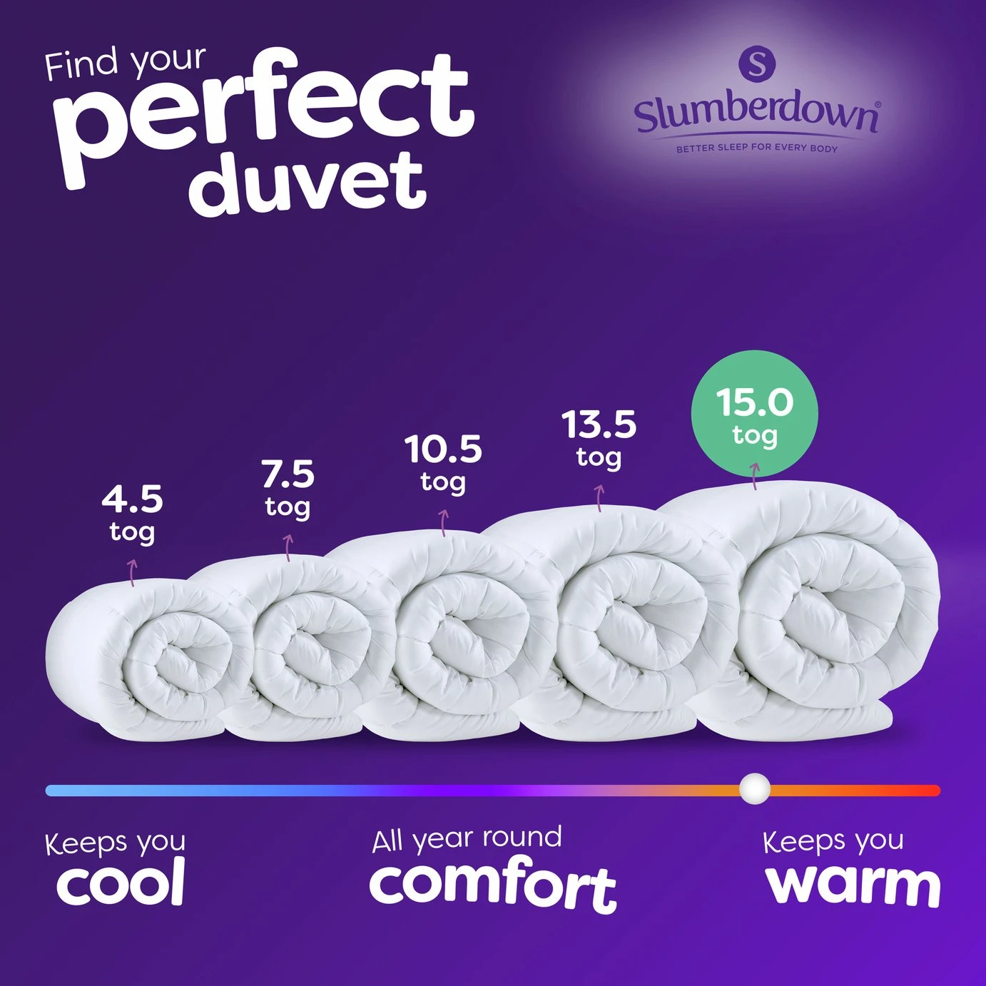 Slumberdown Extra Warm 15 Tog Duvet - Single 8 Slumberdown Extra Warm 15 Tog Duvet - Single - Image 6