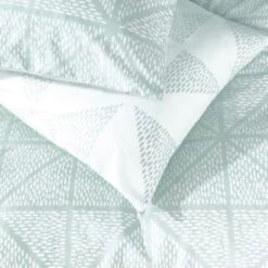 Habitat Stockholm Diamond Dash Duck Egg Bedding Set - Single -Bedding Promotion Store 8277385 R Z003A