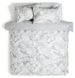 Habitat Marble White & Black Bedding Set - Single -Bedding Promotion Store 8343271 R Z002A