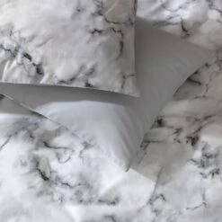 Habitat Marble White & Black Bedding Set - Single -Bedding Promotion Store 8343271 R Z003A