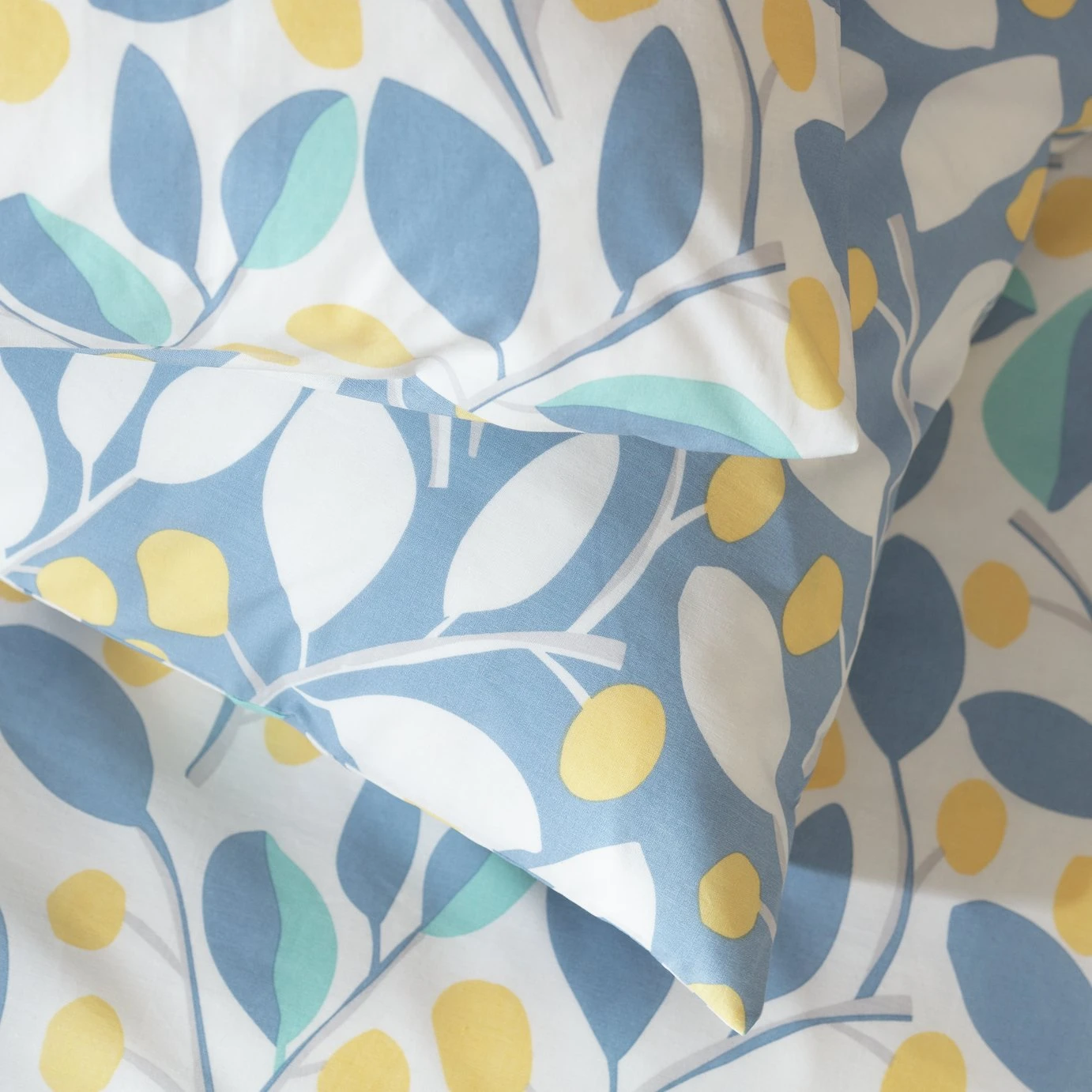 Habitat Scandi Floral Sky Blue & Yellow Bedding Set - Single 6 Habitat Scandi Floral Sky Blue & Yellow Bedding Set - Single - Image 4