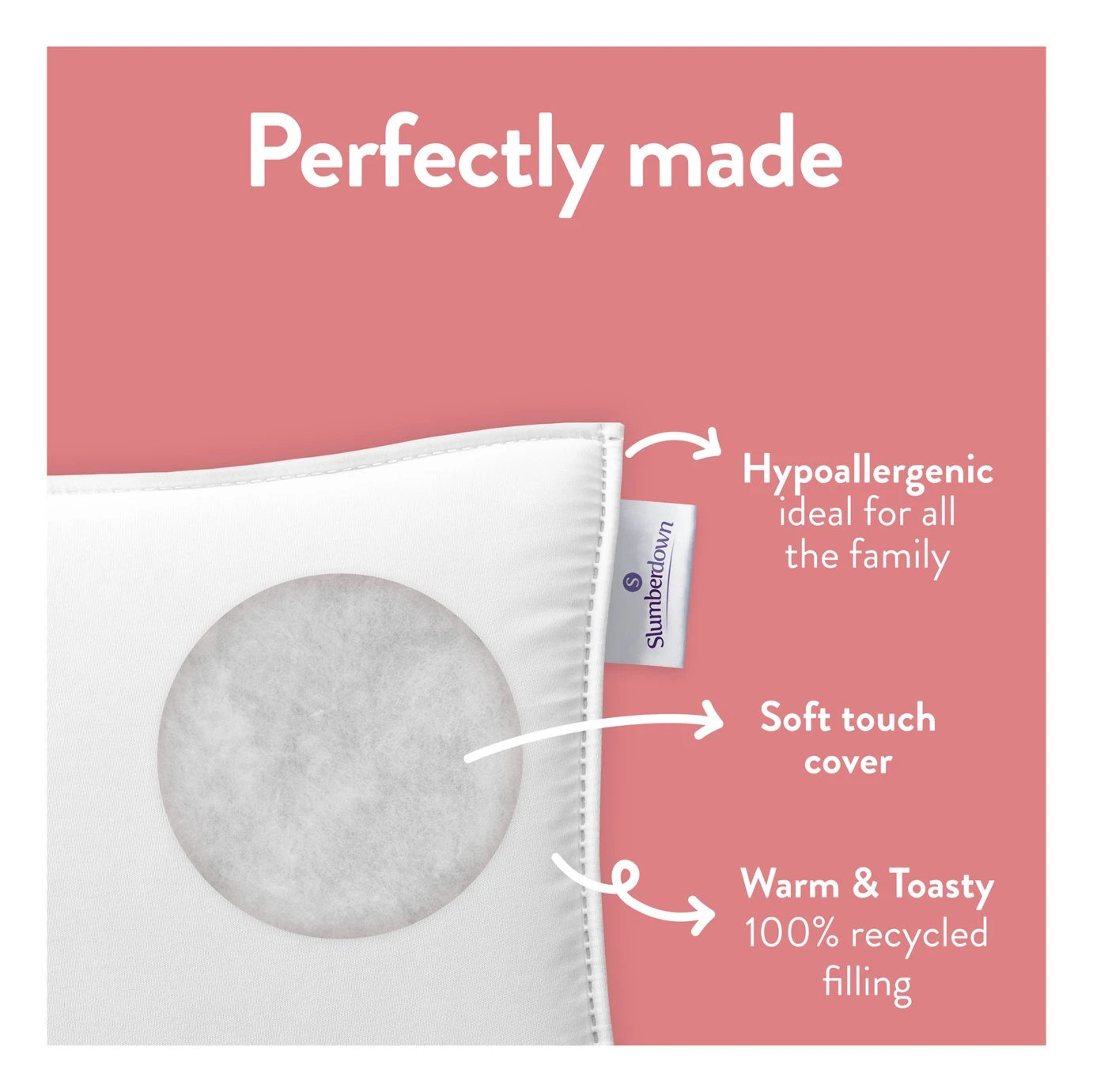 Slumberdown Winter Warm 13.5 Tog Duvet - Single 6 Slumberdown Winter Warm 13.5 Tog Duvet - Single - Image 4