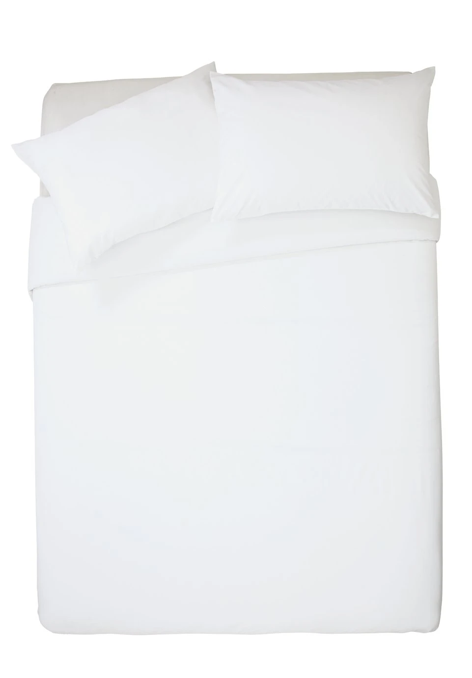 Habitat Pure Cotton 200TC White Bedding Set - Double 3 Habitat Pure Cotton 200TC White Bedding Set - Double