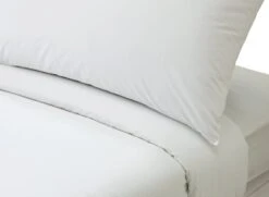 Habitat Pure Cotton 200TC White Bedding Set - Double 11 Habitat Pure Cotton 200TC White Bedding Set - Double -Bedding Promotion Store 8376994 R Z003A
