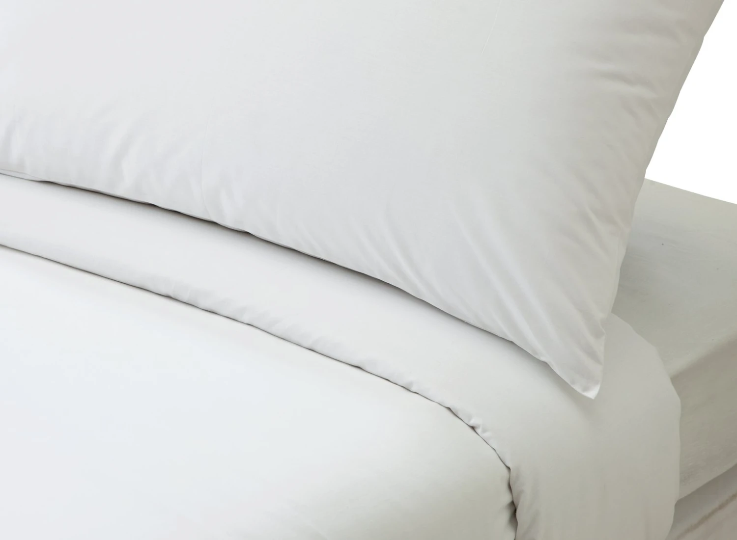 Habitat Pure Cotton 200TC White Bedding Set - Double 6 Habitat Pure Cotton 200TC White Bedding Set - Double - Image 4