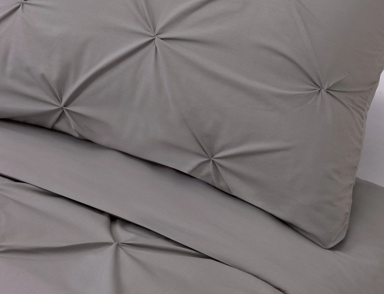 Habitat Hadley Pintuck Grey Bedding Set - Double 6 Habitat Hadley Pintuck Grey Bedding Set - Double - Image 4