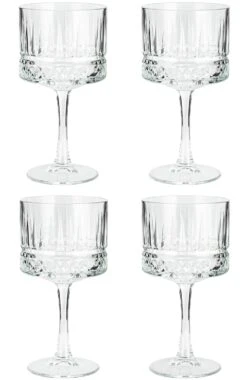 Habitat Pressed Set Of 4 Gin Glasses