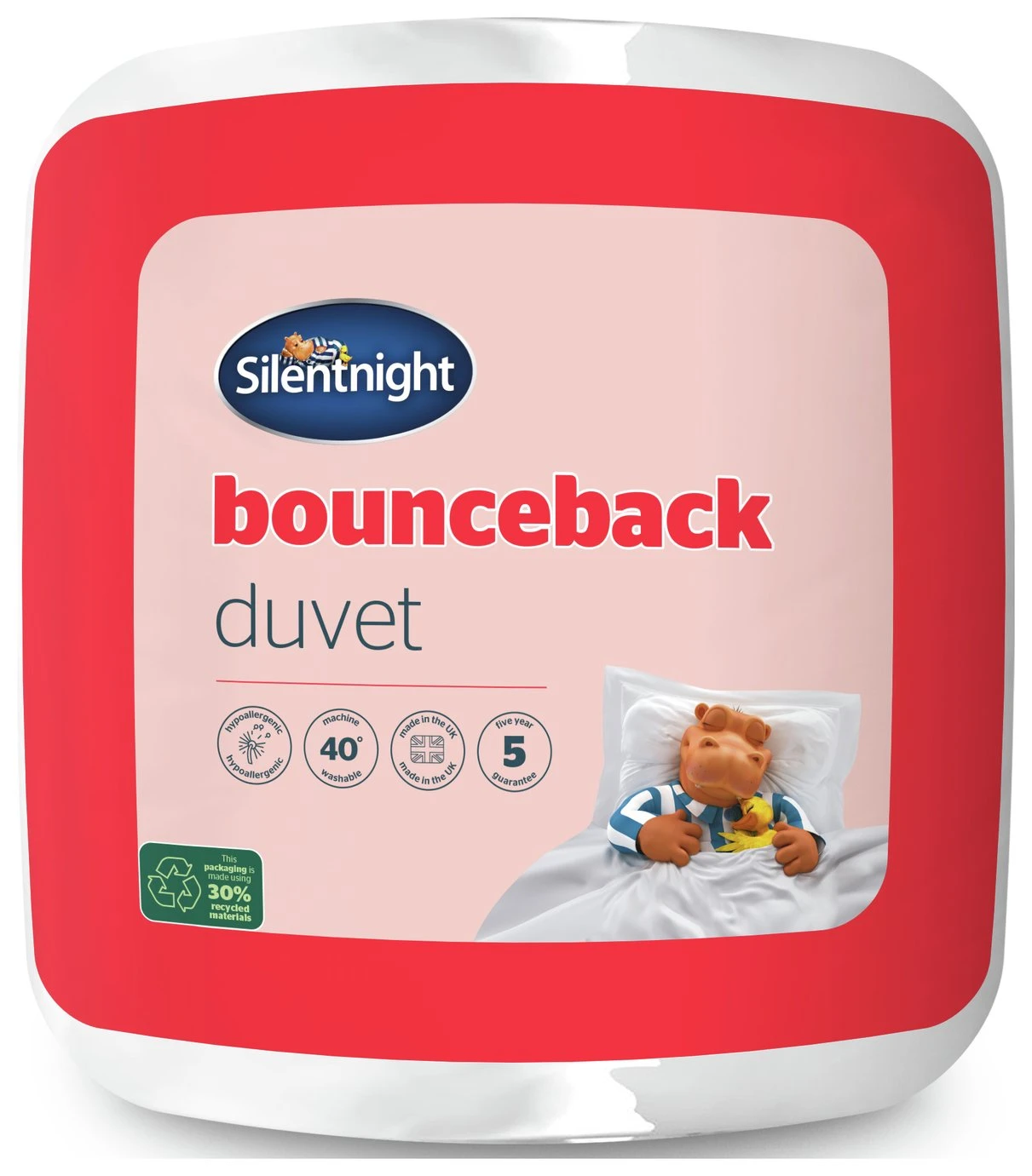 Silentnight Bounceback 10.5 Tog Duvet - Single 3 Silentnight Bounceback 10.5 Tog Duvet - Single