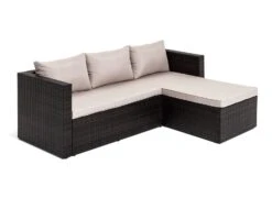 Habitat 4 Seater Rattan Effect Garden Sofa Set - Brown 14 Habitat 4 Seater Rattan Effect Garden Sofa Set - Brown -Bedding Promotion Store 8735645 R Z003A