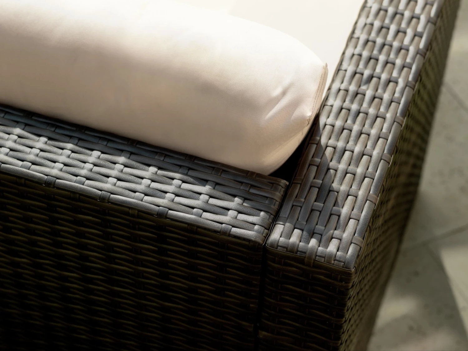 Habitat 4 Seater Rattan Effect Garden Sofa Set - Brown 9 Habitat 4 Seater Rattan Effect Garden Sofa Set - Brown - Image 7