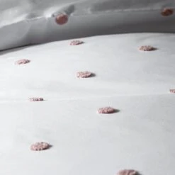Habitat Tufted Spot Blush Pink Bedding Set - Single -Bedding Promotion Store 8741897 R Z004A