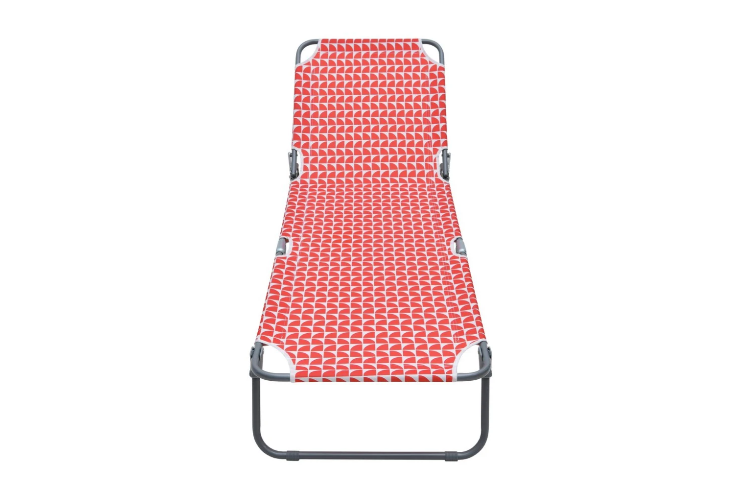 Habitat Folding Metal Sun Lounger - Geo Orange 10 Habitat Folding Metal Sun Lounger - Geo Orange - Image 8