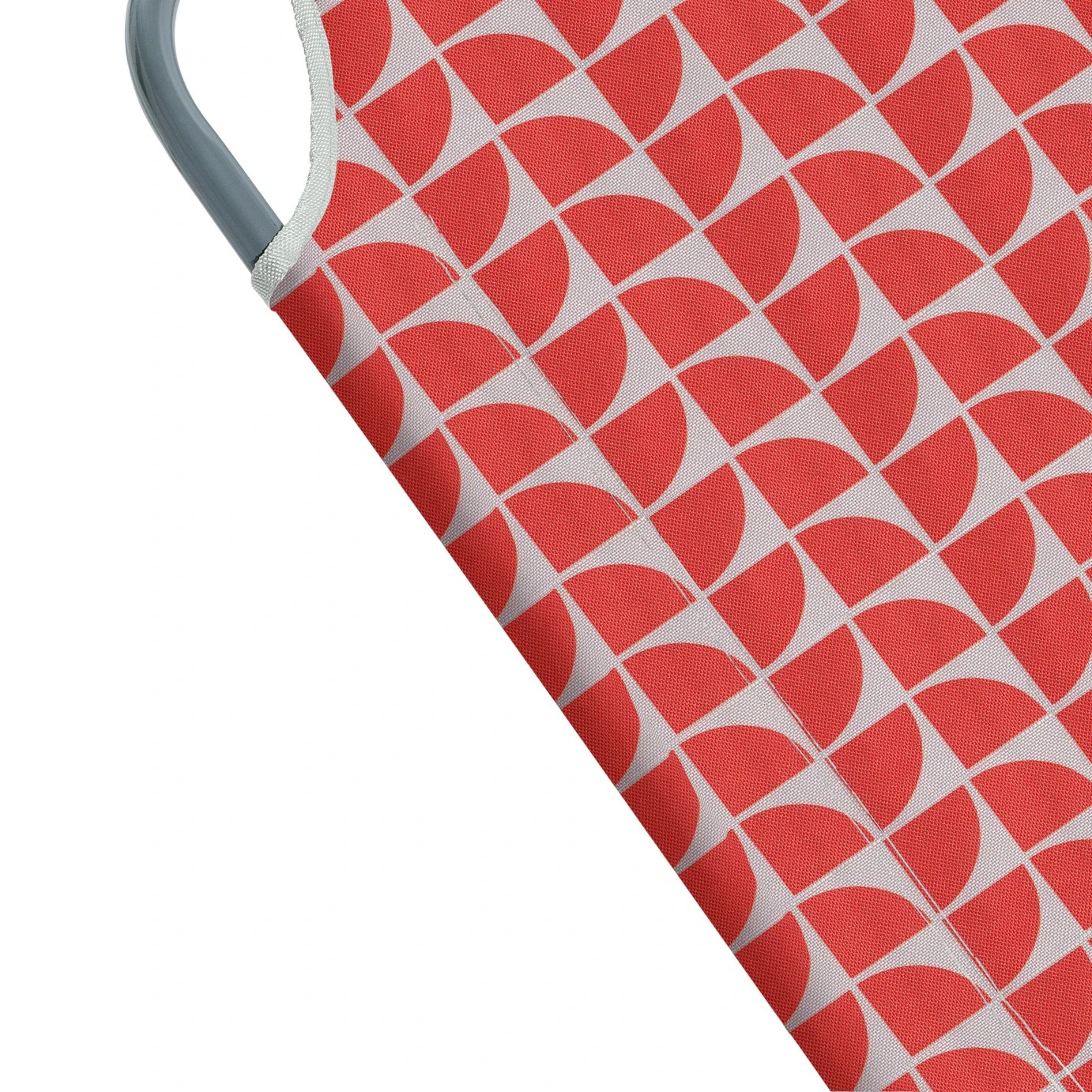 Habitat Folding Metal Sun Lounger - Geo Orange 13 Habitat Folding Metal Sun Lounger - Geo Orange - Image 11