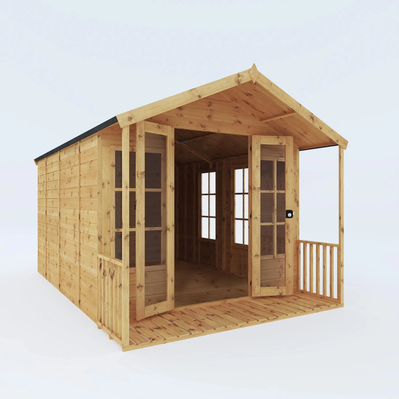 Mercia Wooden 12 X 8ft Premium Wessex Summerhouse 3 Mercia Wooden 12 X 8ft Premium Wessex Summerhouse
