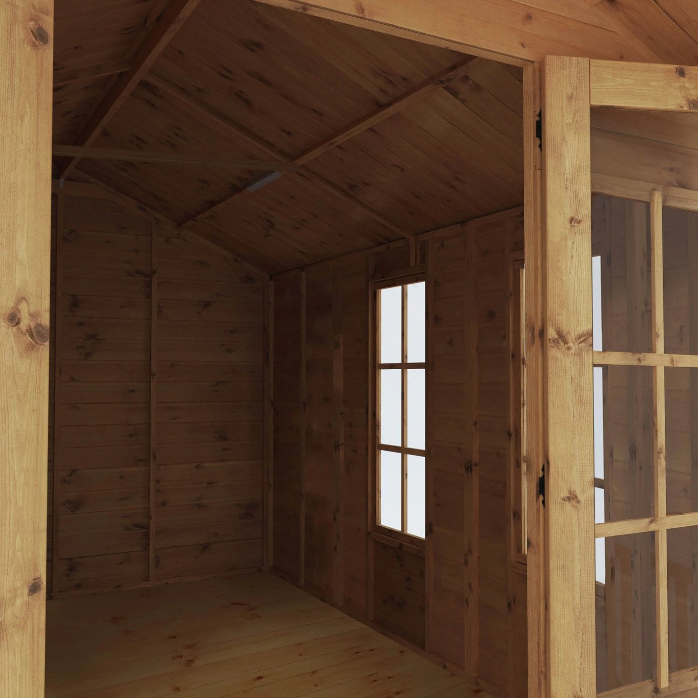 Mercia Wooden 12 X 8ft Premium Wessex Summerhouse 10 Mercia Wooden 12 X 8ft Premium Wessex Summerhouse - Image 8