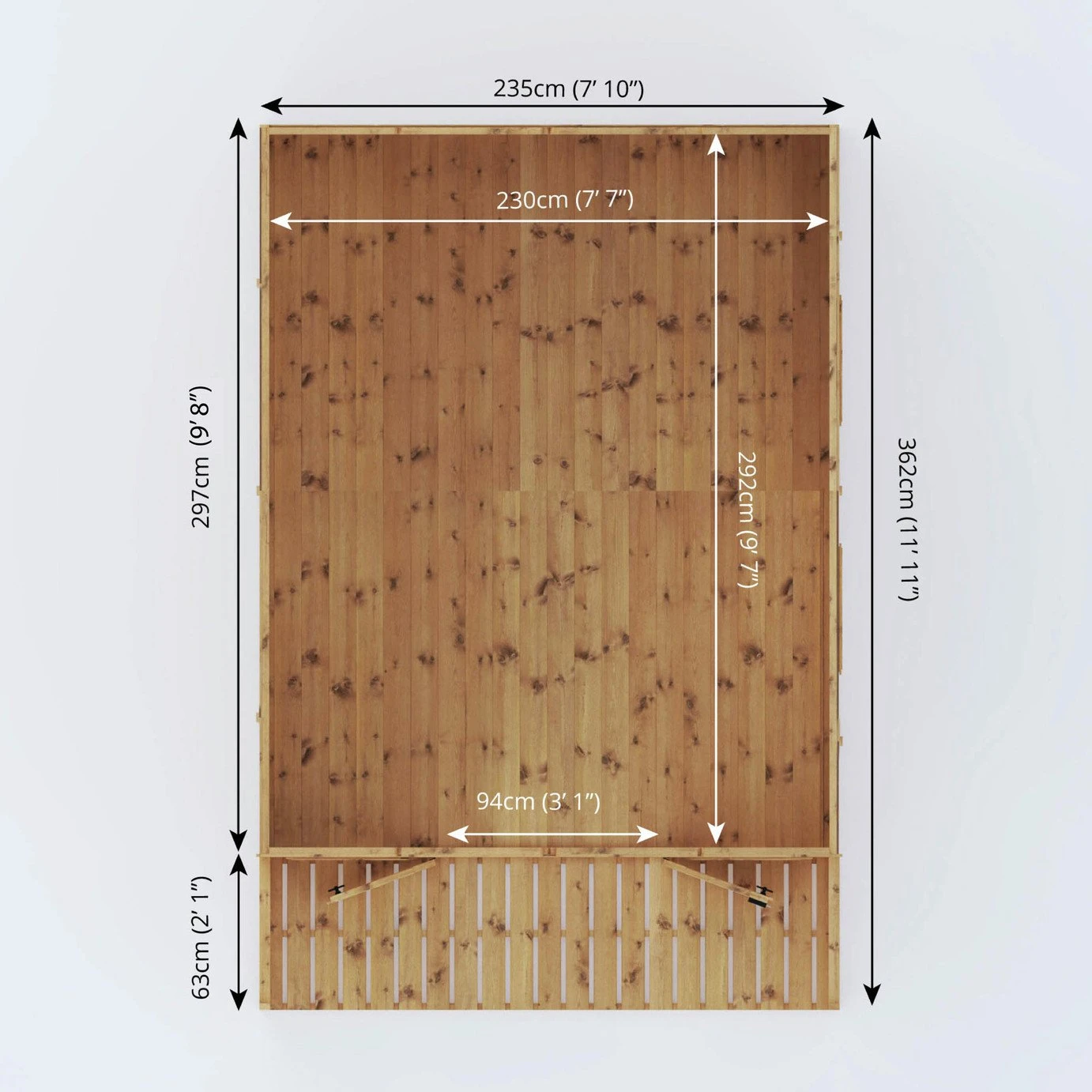 Mercia Wooden 12 X 8ft Premium Wessex Summerhouse 11 Mercia Wooden 12 X 8ft Premium Wessex Summerhouse - Image 9