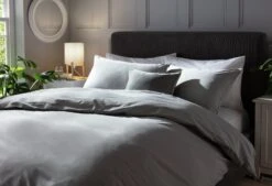 Habitat Cotton Rich Plain Grey Bedding Set - Single 9 Habitat Cotton Rich Plain Grey Bedding Set - Single -Bedding Promotion Store 8797229 R Z002C