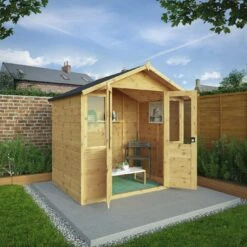 Mercia Wooden Traditional Summerhouse - 7 X 5ft 11 Mercia Wooden Traditional Summerhouse - 7 X 5ft -Bedding Promotion Store 8802970 R Z003A