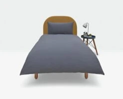 Habitat Cotton Rich Plain Charcoal Bedding Set - Single -Bedding Promotion Store 8834182 R Z002C
