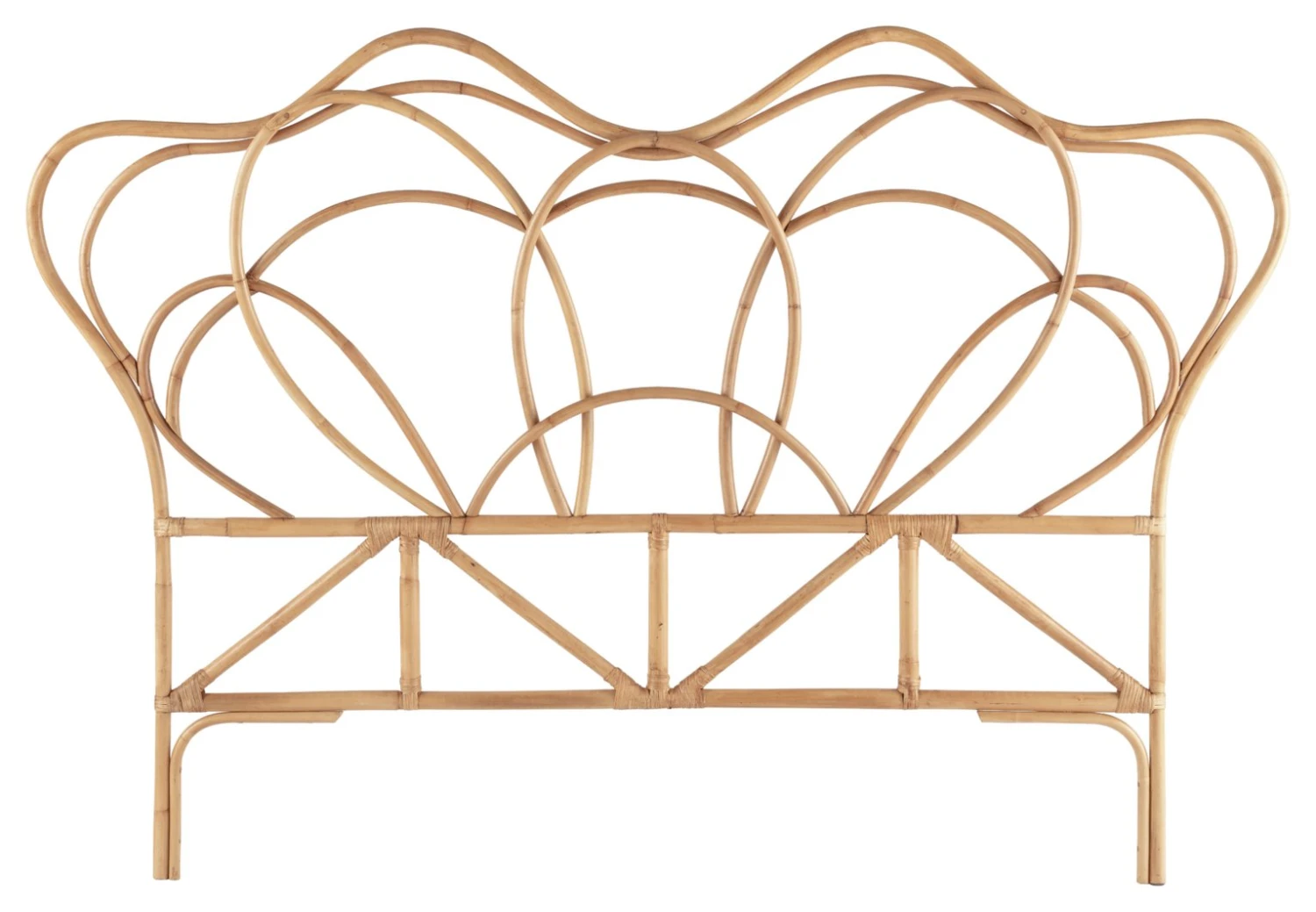 Habitat Asri Rattan Headboard - Double 4 Habitat Asri Rattan Headboard - Double - Image 2