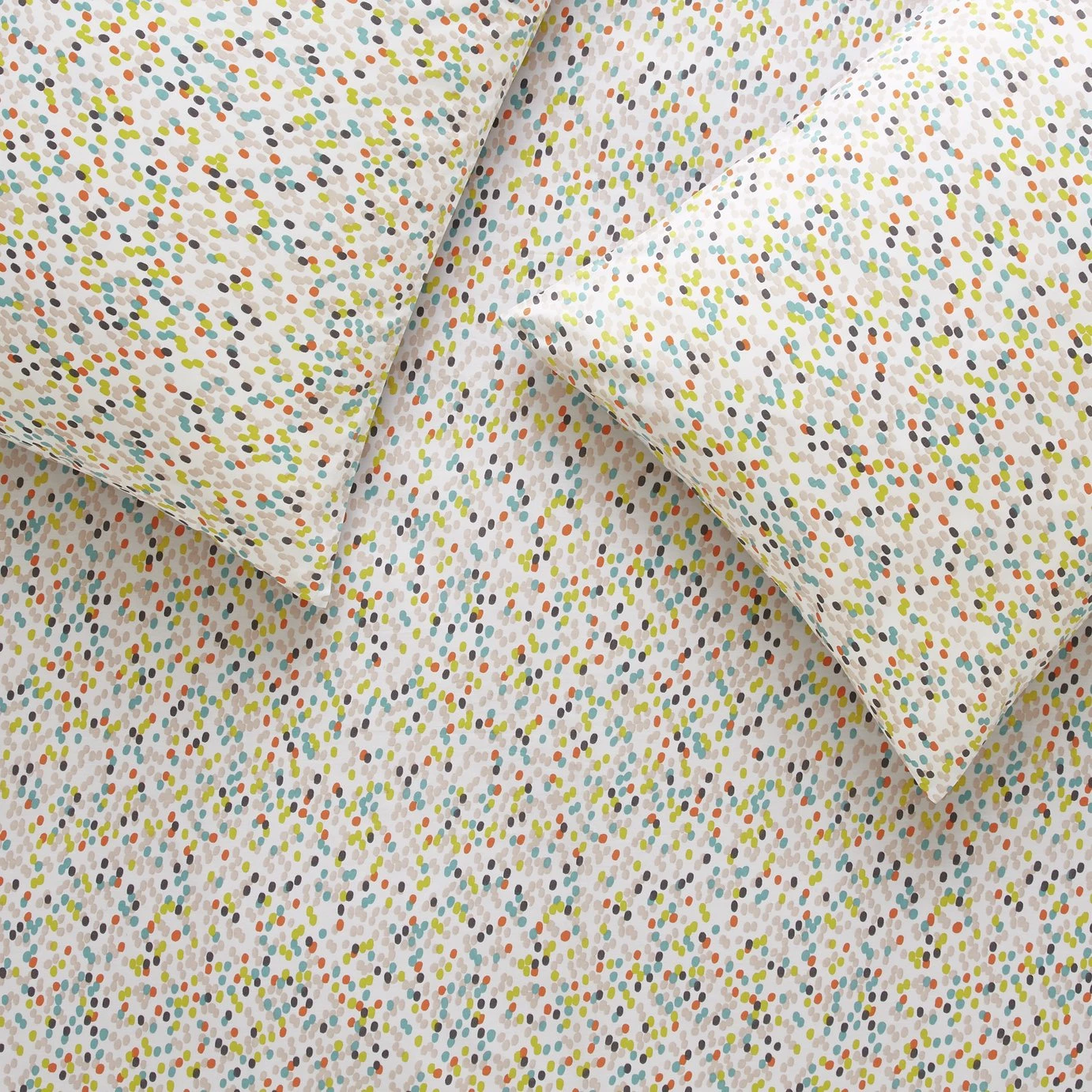Habitat Cotton Angelica Dots Multicolour Bedding Set -Single 10 Habitat Cotton Angelica Dots Multicolour Bedding Set -Single - Image 8