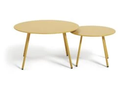 Habitat Ipanema 4 Seater Metal Garden Sofa Set - Yellow -Bedding Promotion Store 8893549 R Z003A